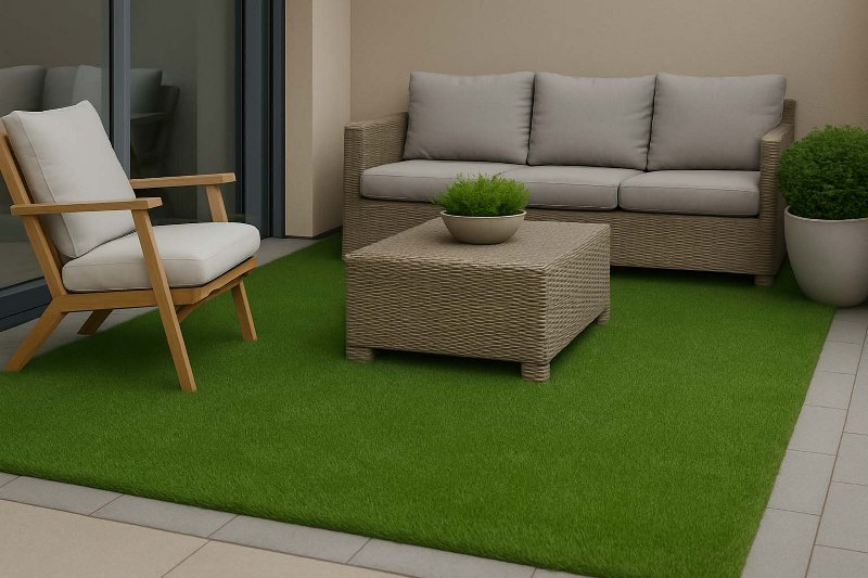 alcony Grass & Cut-and-Paste Installations